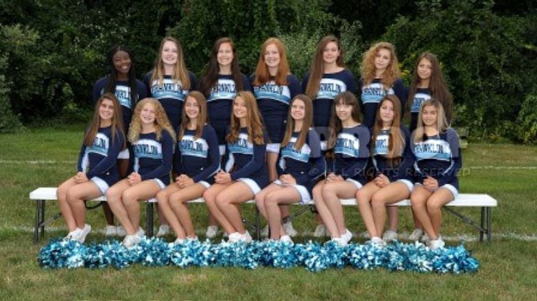 Franklin High Schools JV cheerleading team. But have those pom-poms been put to use?