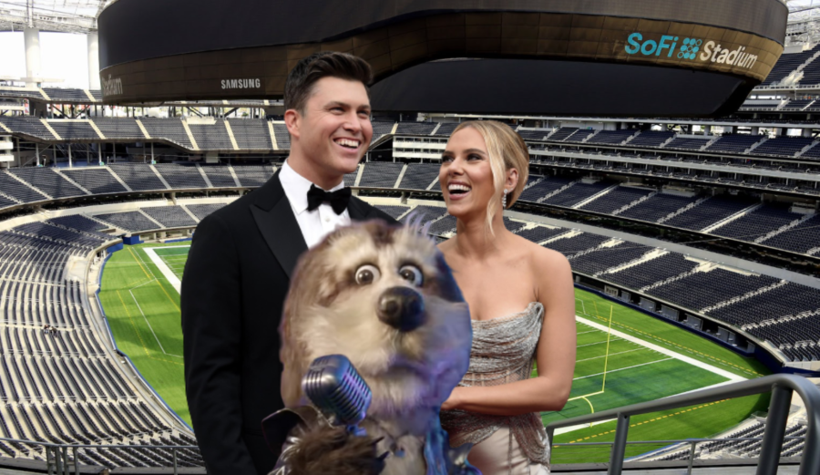 Scarlett Johansson, Colin Jost, and... a dog from the Metaverse?